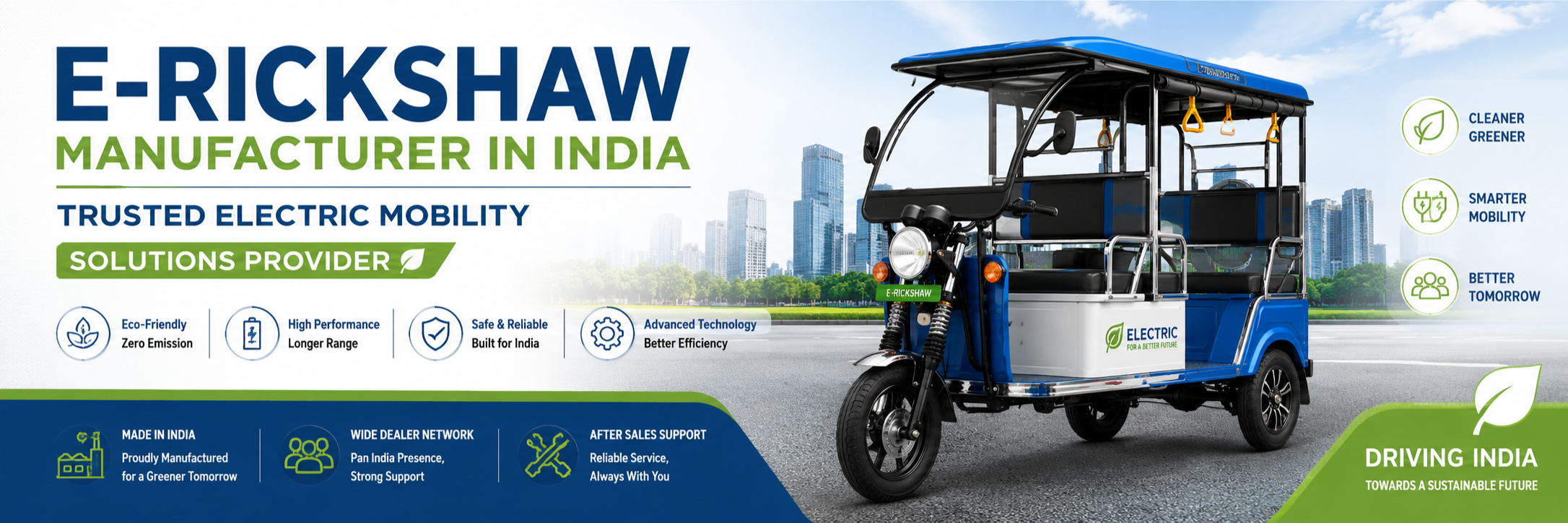 E-Rickshaw Manufacturer in India
