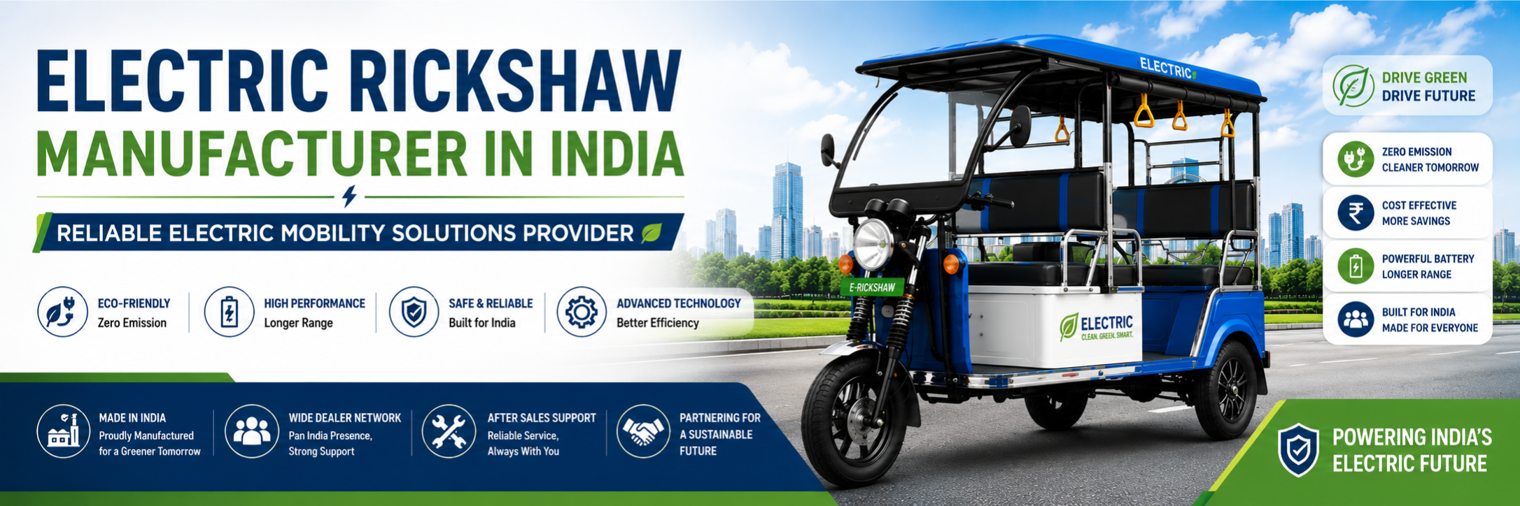 Electric Rickshaw Manufacturer in India