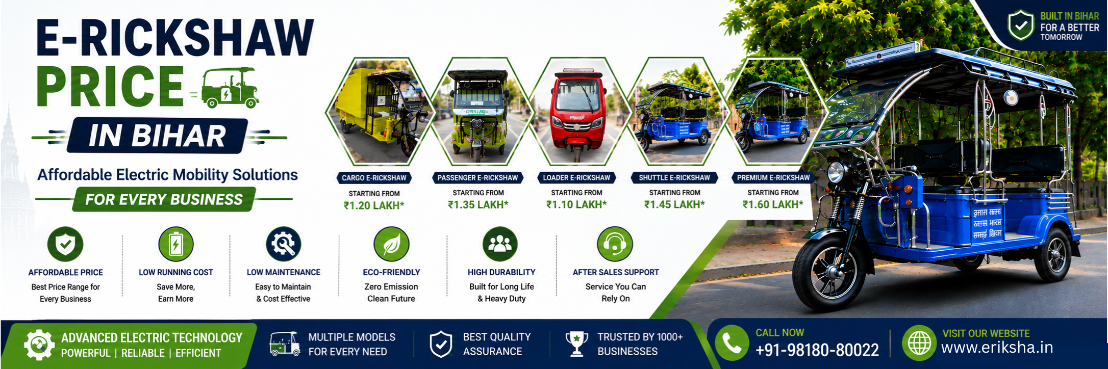 E-Rickshaw Price in Noida